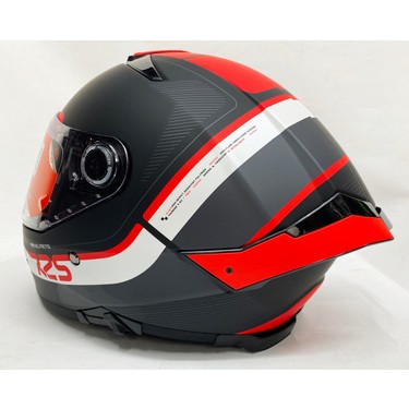 mt Thunder 4sv R25 B5 Mat Red Black Şefaf Vizörlü Kapalı Fiyatı