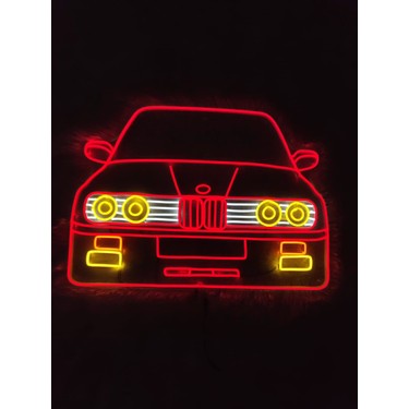 Dekoraven Bmw E 30 Neon LED TABELA(64X46CM) Fiyatı