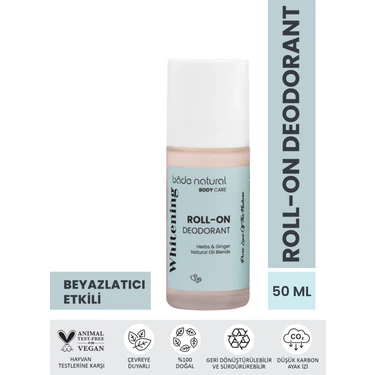 Doğal Roll On Koltuk Altı Deodorant %100 Doğal ve Vegan 50