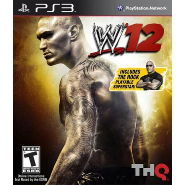 THQ Ps3 W12 Smackdown 2012 Wwe Amerikan