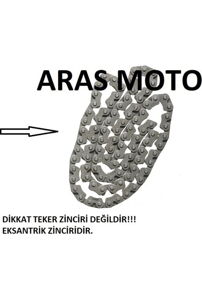 Aras Moto Bajaj Pulsar Ns 200-RS 200 Egsantrik Zinciri Oem.tüm Yıllara Uyumlu-Arasmoto
