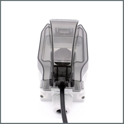 Su Geçirmez IP66 Sıva Üstü Kutulu Dış Ortam Prizi (Bahçe, Garaj) indirimleri