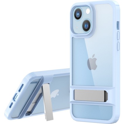 Iphone 14 Plus Kılıf Rolet Stand Kapak - Sierra Blue 277097