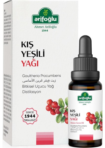 Saf Kış Yeşili Yağı 10 ml
