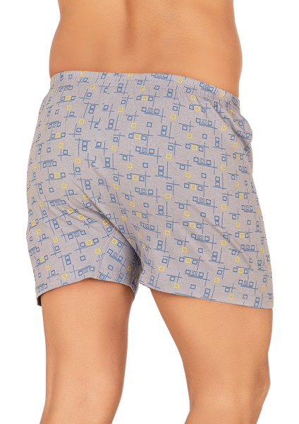 Özkan 11810 5'li Paketli Erkek Pamuklu Esnek Yumuşak Desenli Penye Boxer Şort Külot fırsatları