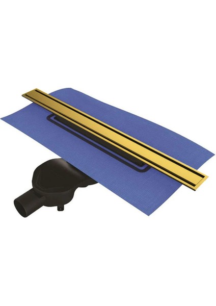 Vitra 59980563000 Eco Flow DK100 60 cm Duş Kanalı - Parlak Altın Yandan - - 5702705