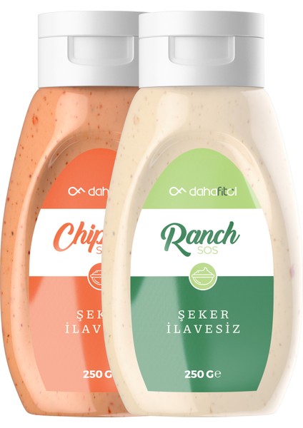 Dahafitol Chipotle Sos - Ranch Sos 2'li Paket