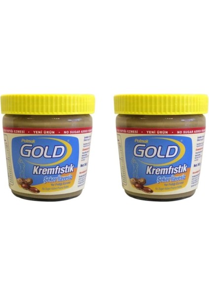 Gold Fıstık Ezmesi Şeker İlavesiz 340 gr x 2 fiyatları