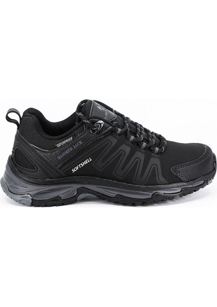 Erkek Kadın Siyah Fresco Su Geçirmez Outdoor Spor Ayakkabı Ayakkabı VO10120106-G