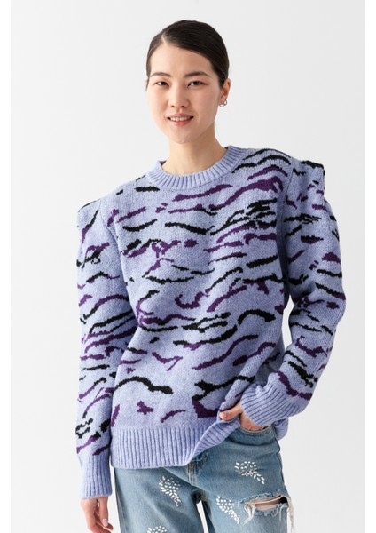 Zebra Desenli Kadın Kazak fiyatları