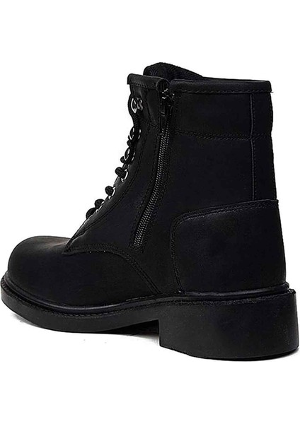 Incim ®| Harley Siyah Soğuğa Dayanıklı Içi Polarlı Rahat Şık Fermuarlı Kadın Postal Bot fırsatları