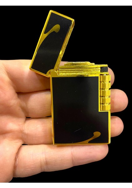 Siyah Desenli Yandan Çarklı Metal Gazlı Çakmak 109318 fiyatları