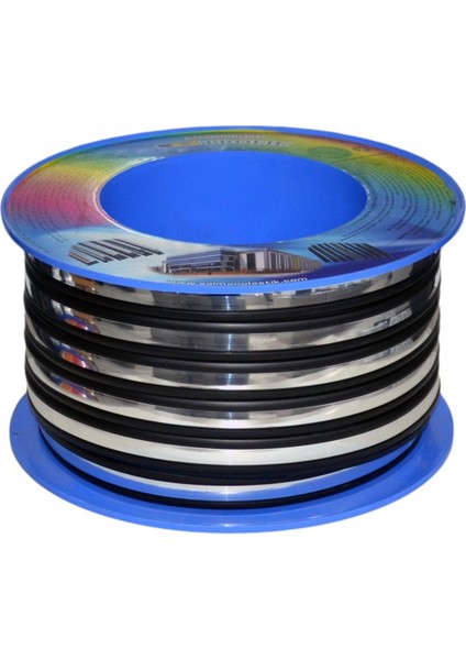 Çıta Sal 16A 26 mm x 50 mt Oluklu Siyah Krom BR1501201