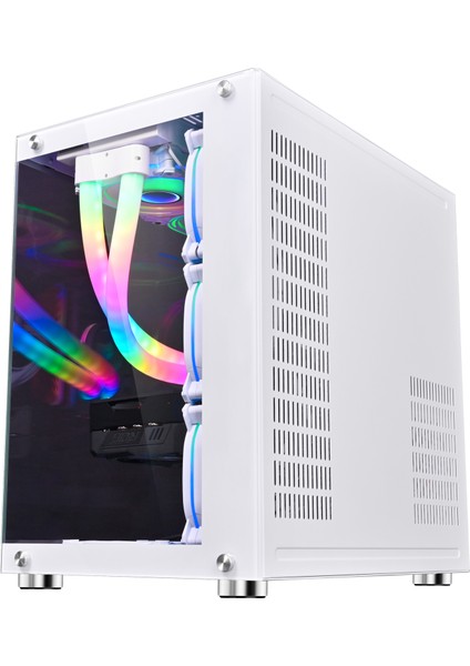 Wjcoolman Robın2 Uzaktan Kumandalı Rgb 7 Fanlı Gaming Akvaryum Beyaz Kasa