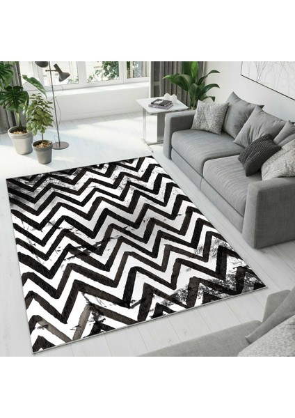 Dijital Baskı Dekoratif Kaymaz Taban Yıkanabilir Halı NO:1014