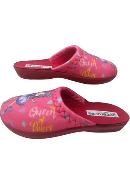 Kız Çocuk Nar Çiçeği Bale Figürlü Ev Içi Terlik GZRR62-028