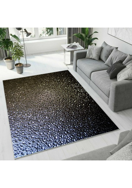 Dijital Baskı Dekoratif Kaymaz Taban Yıkanabilir Halı NO:1414