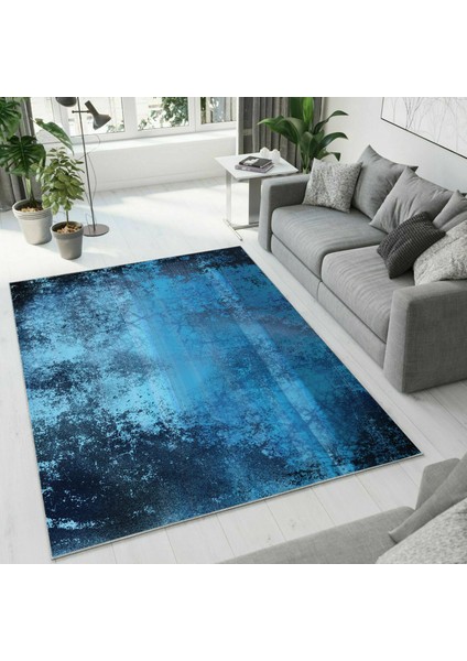 Dijital Baskı Dekoratif Kaymaz Taban Yıkanabilir Halı NO:1042