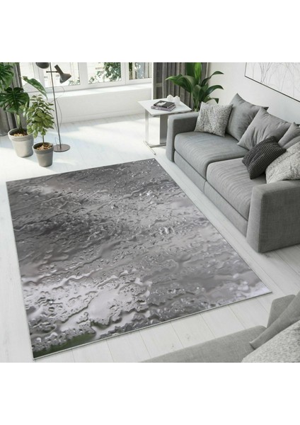 Dijital Baskı Dekoratif Kaymaz Taban Yıkanabilir Halı NO:1666