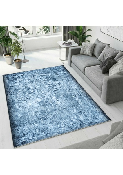 Dijital Baskı Dekoratif Kaymaz Taban Yıkanabilir Halı