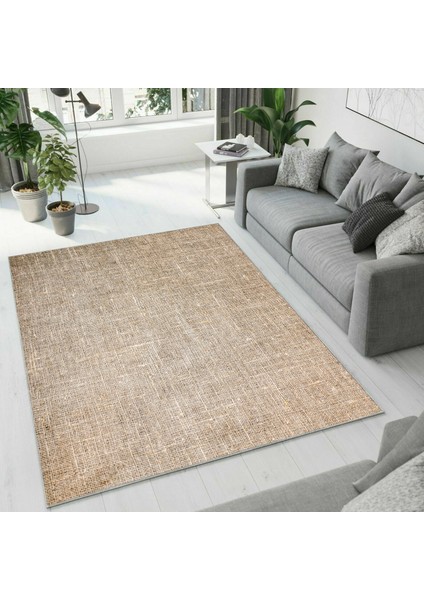 Dijital Baskı Dekoratif Kaymaz Taban Yıkanabilir Halı