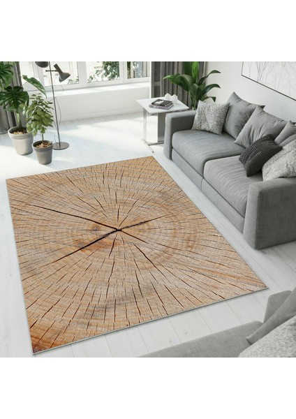 Dijital Baskı Dekoratif Kaymaz Taban Yıkanabilir Halı