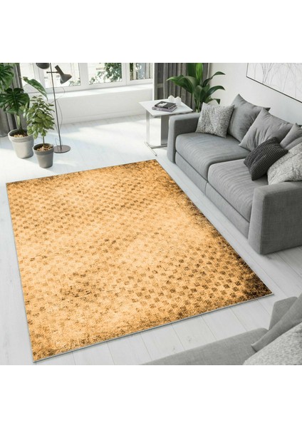 Dijital Baskı Dekoratif Kaymaz Taban Yıkanabilir Halı