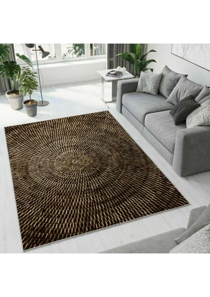 Dijital Baskı Dekoratif Kaymaz Taban Yıkanabilir Halı