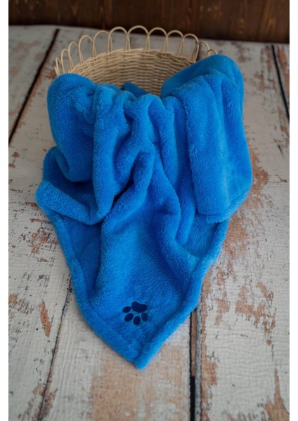 Kedi Köpek Battaniyesi Wellsoft Kumaş Pati Desenli modelleri