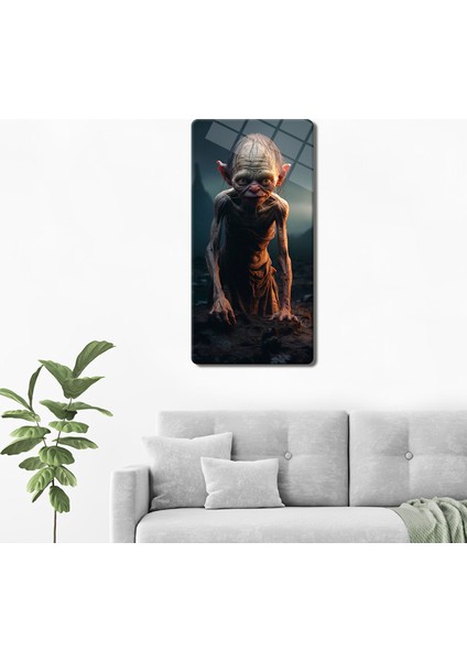 Cam Tablo | Modern Art Serisi | Gollum | 40CM x 80CM