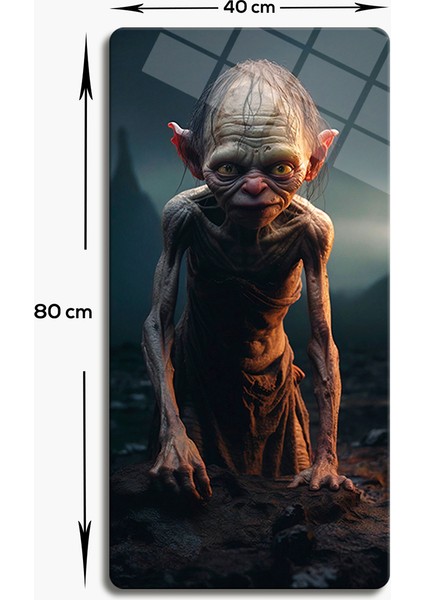 Cam Tablo | Modern Art Serisi | Gollum | 40CM x 80CM fiyatları