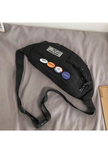 Crossbody Çanta Omuz Gündelik Bel Çantası Siyah (Yurt Dışından) fiyatları