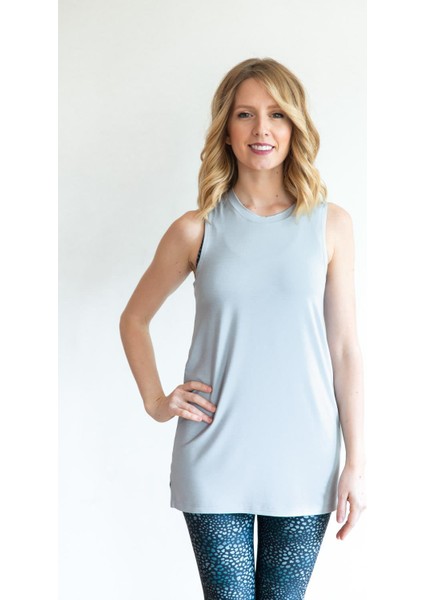 Sırt Detaylı Palm T-Shirt Gri Renk modelleri