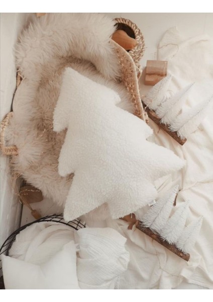Yılbaşı Çam Ağacı Teddy Kırlent