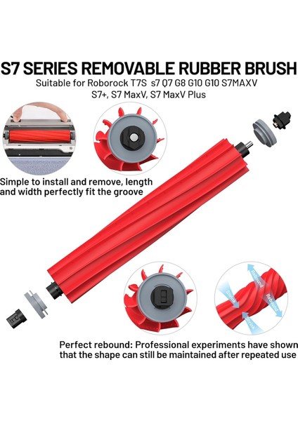 Roborock T7S S7 Q7 G8 G10 G10 S7MAXV S7+, S7 Maxv, S7 Maxv Plus, Yedek Parçalar Için Yedek Parça Aksesuarları (Yurt Dışından)