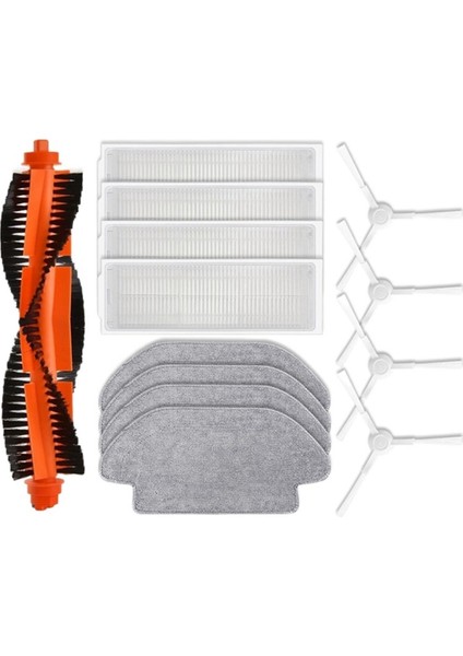 Ana Yan Fırça Hepa Filtre Paspas Bezi Bez Yedek Aksesuarlar Xiaomi Robot Vakum S10 Için Fit (Yurt Dışından)