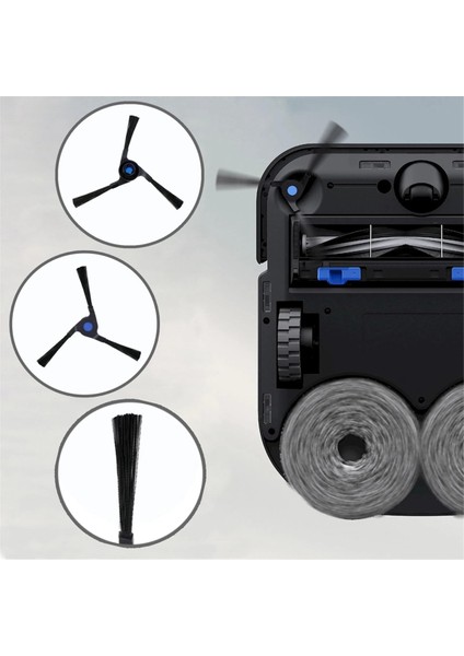 Ecovacs Deebot X2 Omni / X2 / X2 Pro / DEX86 Robot Süpürge Parçaları, Ana Fırça Paspas Bezi Için Aksesuar Kitinin Değiştirilmesi (Yurt Dışından)