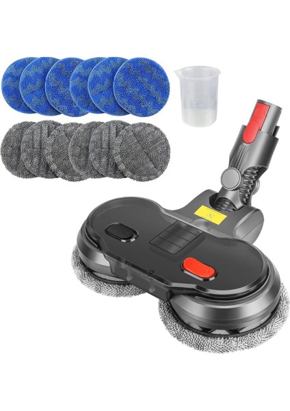 Elektrikli Islak Kuru Paspas Kafası Dyson V7 V8 V10 V11 V15 Elektrikli Süpürge Paspas Eki Çıkarılabilir Su Deposu ile (Yurt Dışından)