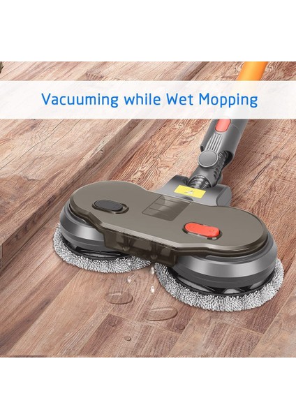 Elektrikli Islak Kuru Paspas Kafası Dyson V7 V8 V10 V11 V15 Elektrikli Süpürge Paspas Eki Çıkarılabilir Su Deposu ile (Yurt Dışından)