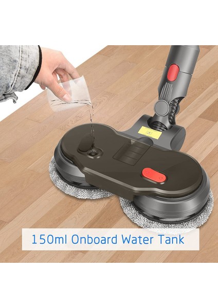 Elektrikli Islak Kuru Paspas Kafası Dyson V7 V8 V10 V11 V15 Elektrikli Süpürge Paspas Eki Çıkarılabilir Su Deposu ile (Yurt Dışından)