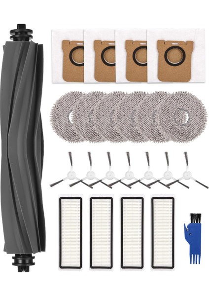 Dreame L10S ULTRA/L10 Ultra Robotlu Süpürge Ana Yan Fırça Hepa Filtreler Paspas Pedleri Toz Torbaları Yedek Parçalar (Yurt Dışından)