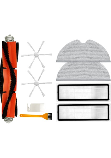 Xiaomi Mi Için Yedek Robot Vakum Paspas 2 STYTJ03ZHM Yedek Parça Aksesuarları Ana Yan Fırça Hepa Filtre Paspas Bezi (Yurt Dışından)