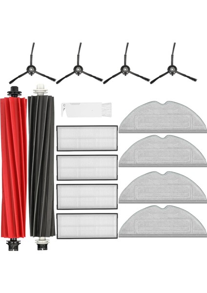 Roborock S8 / S8+ Robotlu Süpürge Ana Yan Fırçalar Hepa Filtreler Paspas Bezi Yıkanabilir Aksesuar Seti (Yurt Dışından) fiyatları