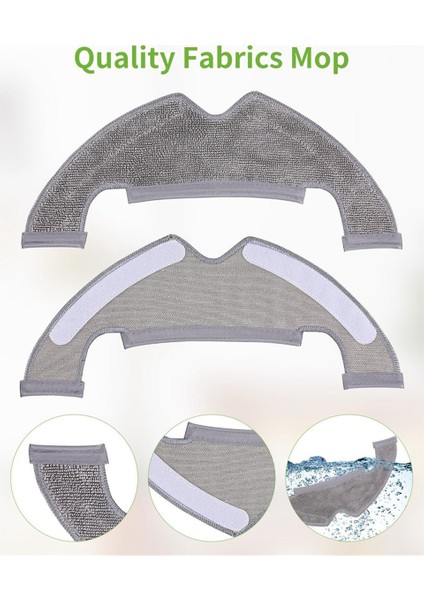 Dreame D10 PLUS/D10S PLUS/L10 PLUS/Z10 Pro Robotlu Süpürge Yedek Parça Ana Yan Fırça Filtre Paspas Bez Bez (Yurt Dışından) fiyatları