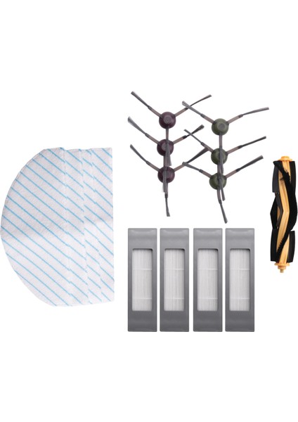 Ecovacs Deebot Ozmo T9 Için 15 Aksesuar, 1 x Ana Fırça, 6 x Yan Fırça, 4 x Filtre, 4 x Deebot Ozmo T9 Için Mendil (Yurt Dışından) indirimleri