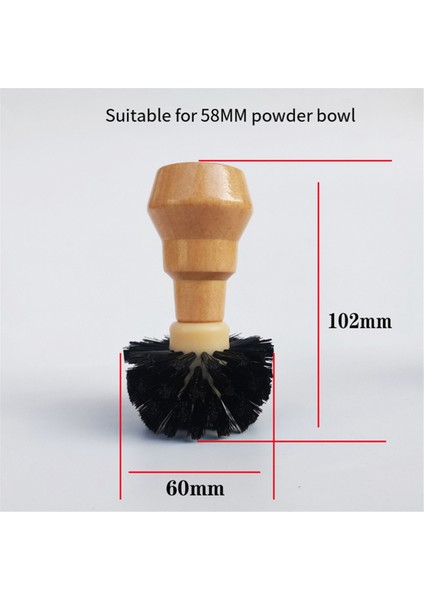 Uygun 51MM/54MM Kahve Makinesi Portafilter Fırçası, Temizleme Fırçası (Yurt Dışından)