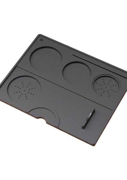 Espresso Tampon Mat Silikon Kahve Tamper Mat-Gri (Yurt Dışından)