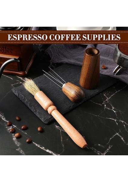 Kahve Karıştırıcı El Sabotajları Barista Dağıtım Aracı Ahşap Taban Standı (Yurt Dışından)