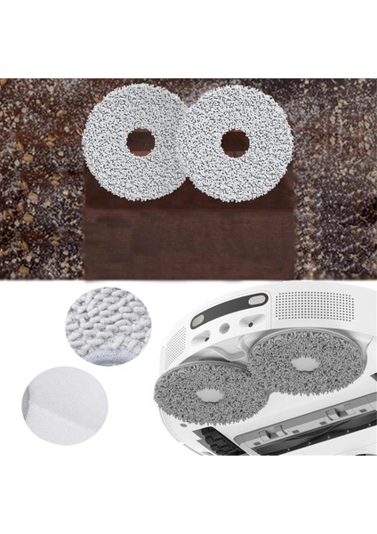 Dreame L10S ULTRA/L10 Robotlu Süpürgeler Ana Yan Fırçalar Hepa Filtreler Paspas Bezi Toz Torbaları Yedek Parçalar (Yurt Dışından)