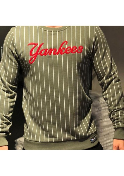 New York Yankee Erkek Sweatshirt Standart Kalıp